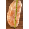 Image 2 : Himalayan Pink Salt Rock Lamp, 18" Tall, Wooden Base