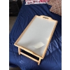 Image 1 : T.V. Table/ Serving Tray- Suitable For Breakfast in Bed w/ Two Back Supports For Home, Office, Or Au