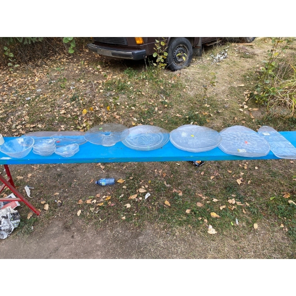 Glass Serving Plates