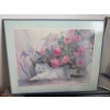 Image 8 : Framed Cat Art and Clock