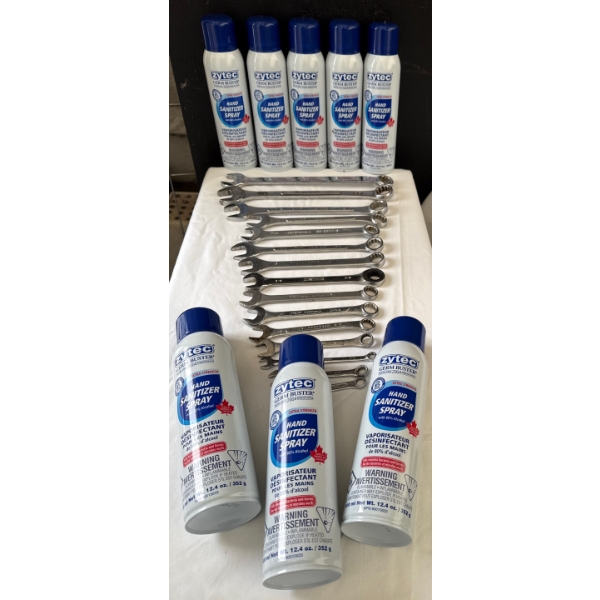 Zytec Germ Buster Extra Strength Hand Sanitizer Spray w/ Wrench Collection
