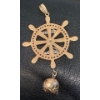 Image 2 : 14K Yellow Gold Pirate Pendant 2.5T - 17.1g 