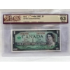 Image 1 : Graded Canadian 1967 $1 Choice UNC Prefix: F/P