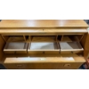 Image 3 : Teak Roll Top Desk 35Wx18Dx38H