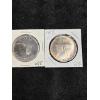 Image 1 : 1967 Canada goose Silver Dollar x2 46.6g .800 Silver
