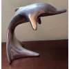 Image 2 : Hoselton Aluminum Art Sculptures, Made in Canada - Large Shark (7 Long, 6.5 Tall) 