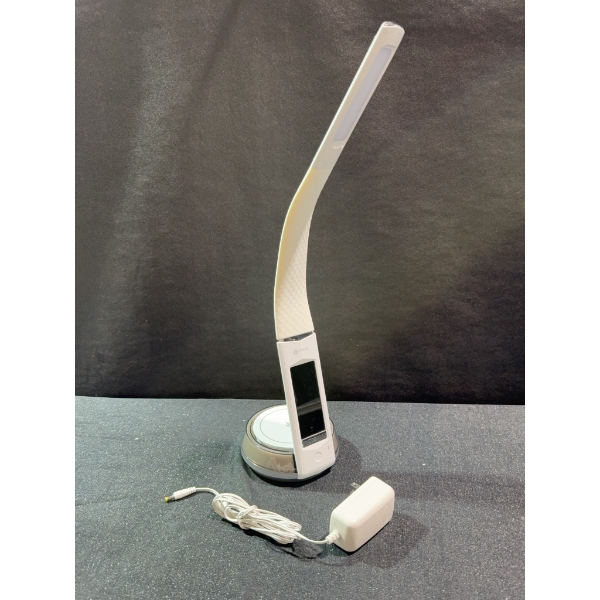 OttLite LED Desk Lamp with Wireless Charging and Adapter