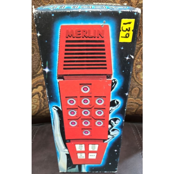 Merlin Parker Brothers 6 Electronic Games Vocabulary Of Space Age Sounds Powerful Computer Brain