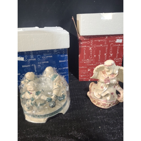 Angel & Snowmen Christmas Decorations