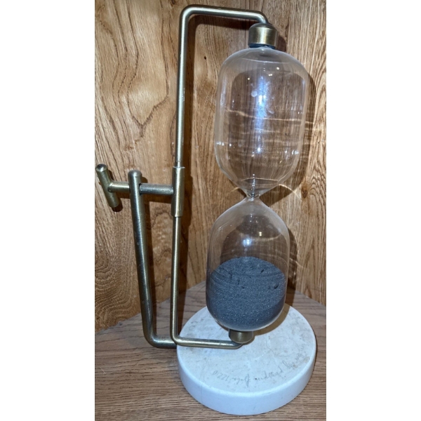 Magnetic Sand Timer Hourglass That Creates Unique Sculptures As The Sand Flows 11"Tall