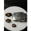 Image 1 : Vintage British Canadian WWII Era Pins & Belt Buckle 