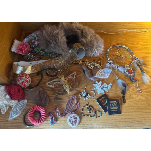 First Nations Craft Pack - Beadworking Dreamweaving Ceremonial Jewelry Genuine Fur & more