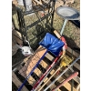 Image 4 : Ramps, shovels, rakes, single portable bed frame, bird bath and more 