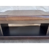 Image 4 : Lovely Black Wooden Bench - 56W, 17D, 19T