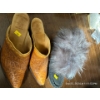 Image 1 : Soft Moc Slippers & Leather Mules  Size 9.5 