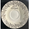 Image 6 : Fine Bone China Teacup and Saucer Set, 5 Pieces