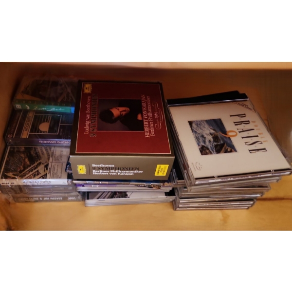 CD's- Beethoven, Praise Instrumental, Kingsman Quartet and More, Also: Selection of Cassette Tapes