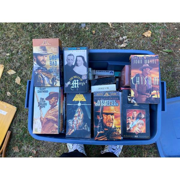 VHS: Fistful of Dollars Trilogy, Star Wars, Phantom Menace 