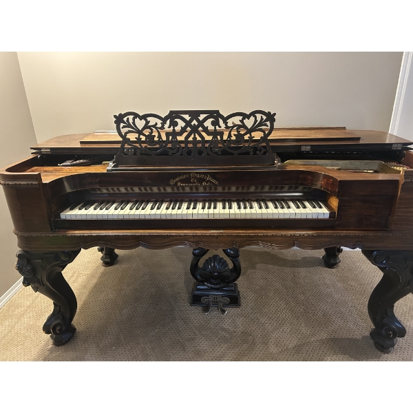 Dominion Organ & Piano Co Victorian Square Piano Needs Tuning