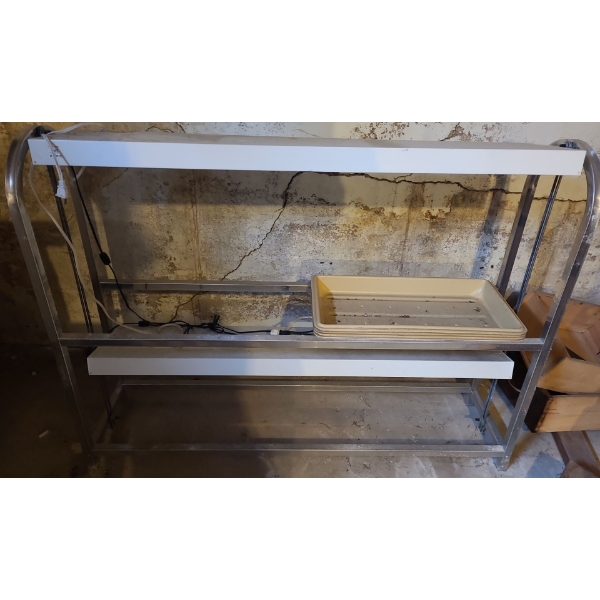 Florescent Light Growing Shelf 2 53 L,  40 T, 10 W