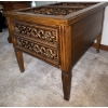 Image 2 : Mid Century Spanish Style Carved Wood End Table 18x21x16
