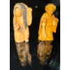 Image 1 : Japanese Carved Ivory Netsuke Figurines 3T (2)
