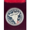 Image 2 : 1982 100th Anniversary of the city of founding of the city of Regina Silver Dollar .500 23.32g