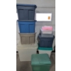 Image 1 : Plastic Storage Bins in Various Sizes and Colors