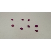 Image 9 : 8 Oval Cut Natural Burmese Ruby, Totaling 4.74ct, Measuring 5.70x4.00x2.70mm