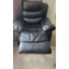 Image 2 : Reclining Leather Chair w/ Padded Armrests 36 W, 32 D, 39 T 