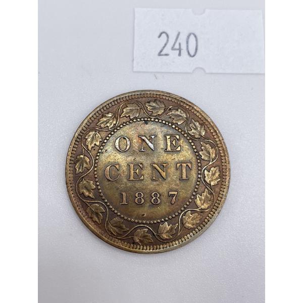 1887 Canadian Large One Cent