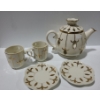Image 2 : Partylight Faux "Teapot" 6 T, "Mugs" 2.5 T, "Saucer" 4" Diameter- For Candle Use