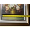 Image 6 : Original Oil Painting on Canvas " Floral Still Life " Artist Signed