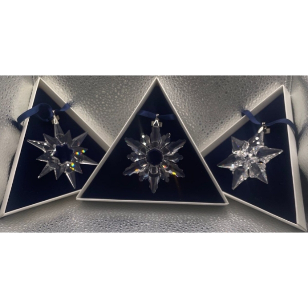 Swarovski Crystal Christmas Snowflake Ornaments
