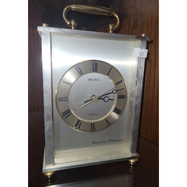 Seiko Westminster- Whittington Quartz Clock 6 W, 3.5 D, 9 T
