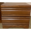 Image 2 : Gorgeous Mid Century Teak Dressing Table 34x18x35 w/ Small Bedside Chest Of Drawers