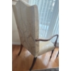 Image 3 : Queen Anne Style Vintage Upholstered Arm Chair 27x32x33