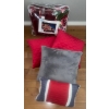 Image 2 : Mink Floral Print Queen Comforter w/ Assorted Throw Pillows 