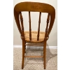 Image 5 : Antique Elm Riempie Chair 30T w/ Woven Foot Rest 