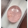Image 1 : 27.14 ct Certified Pink Morganite Gemstone Oval Cut ($11,250 Appraisal)