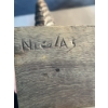 Image 3 : African Carved Wood Bust With Metal Accents