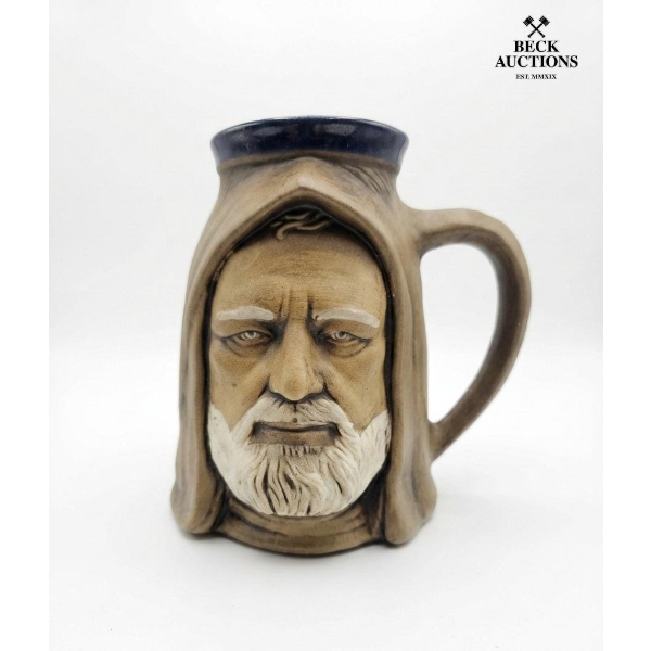 vintage 1977 Star Wars Obi-Wan Kenobi Ceramic Mug By Rumph For California Originals 7''INCHES IN H.