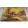 Image 1 : Mystical Orginal Painting on Canvas ( 36"W x 24"H) Signed "Johnston"