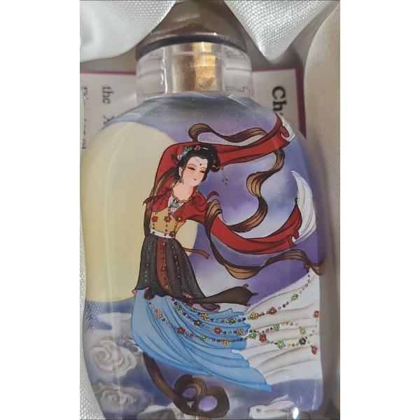Artist: Zhao Zhi Yun "Chang-e Flying to the Moon" Wang Xisan Ji School Reverse Painting Snuff Bottle