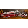 Image 2 : Vintage Steel Tonka Hook & Ladder Fire Truck w/ Edmonton Eskimos Collectible Toy
