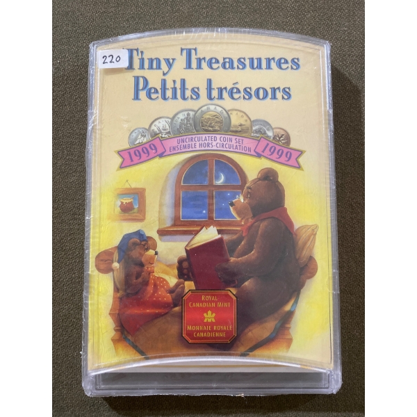 1999 Canadian Mint 'Tiny Treasures' Uncirculated Coin Set