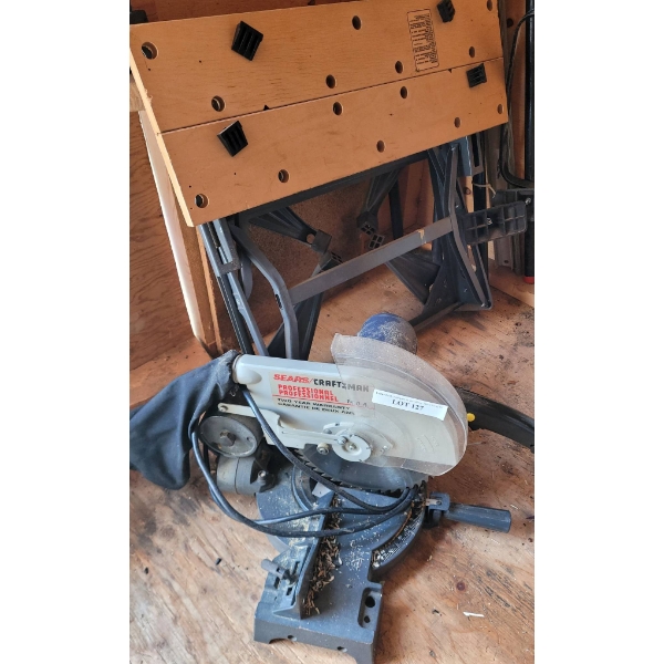 Craftsman 10 Inch Compound Miter Saw with Workbench