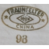 Image 4 : Fraunfelter China Covered Dish with Metal Stand, Made in Ohio