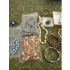 Image 4 : Costume Jewelry Collection #5 - Necklaces, Silver/Gold Colored Bracelets,  Broaches, Faux Pearls 
