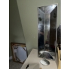 Image 3 : Candlestick Table Lamps, Rectangular Mirror, and Decorative Metal Tray